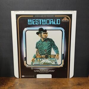 Westworld CED VideoDisc Yul Brynner James Brolin MGM/UA Home Video